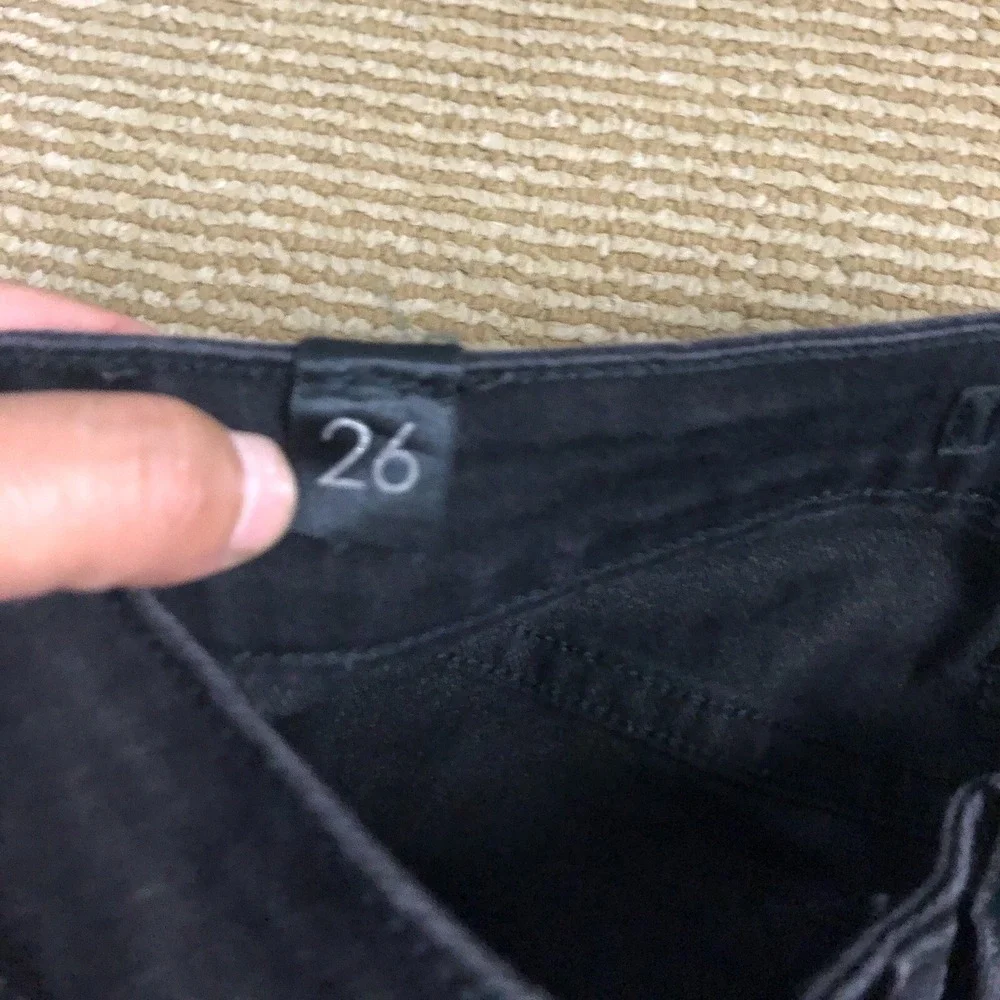 Bebe  Skinny Jeans Size 26 Black Denim Stretch Pants‎